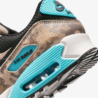 Nike | AIR MAX 90 { SANDDRIFT/BLACK-AURORA GREEN-KHAKI
