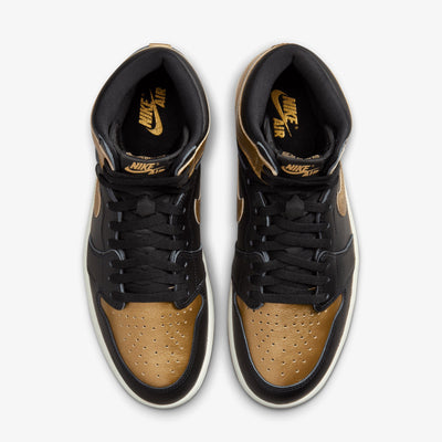 JORDAN | AIR JORDAN 1 RETRO HIGH OG { "BLACK/GOLD"