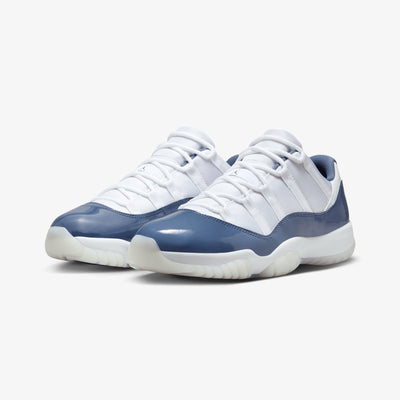 JORDAN | AIR JORDAN 11 RETRO LOW { WHITE/MIDNIGHT NAVY-DIFFUSED BLUE