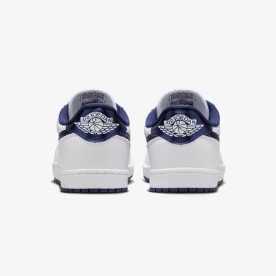 JORDAN | AIR JORDAN 1 LOW '85 { WHITE/NAVY-WHITE