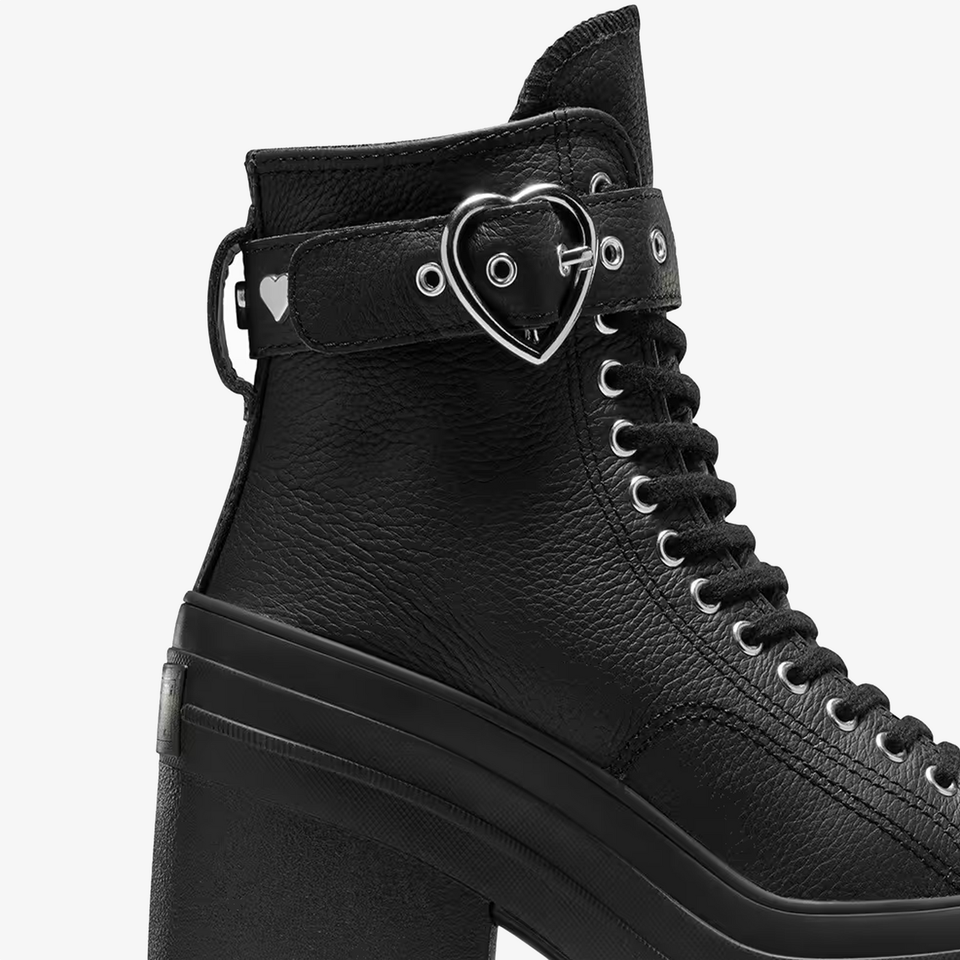 Converse | CHUCK 70 DE LUXE HEEL PLATFORM DARK ROMANCE { BLACK