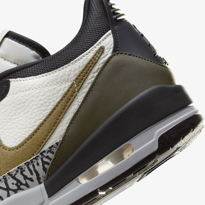 JORDAN | AIR JORDAN LEGACY 312 LOW { SAIL/MEDIUM OLIVE-BLACK-WOLF GREY
