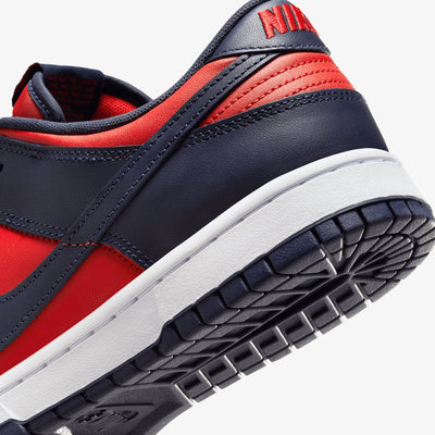 NIKE | DUNK LOW RETRO { UNIVERSITY RED/OBSIDIAN-WHITE