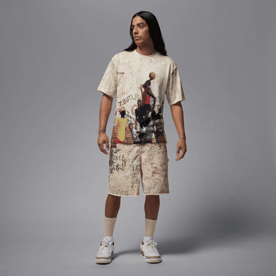 Jordan | AIR JORDAN 85 GRAPHIC T-SHIRT { SAIL/LEGEND LT BROWN/REDSTONE