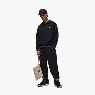 JORDAN | BROOKLYN FLEECE { BLACK/WHITE
