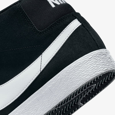 Nike | SB ZOOM BLAZER MID { BLACK/WHITE-WHITE-WHITE