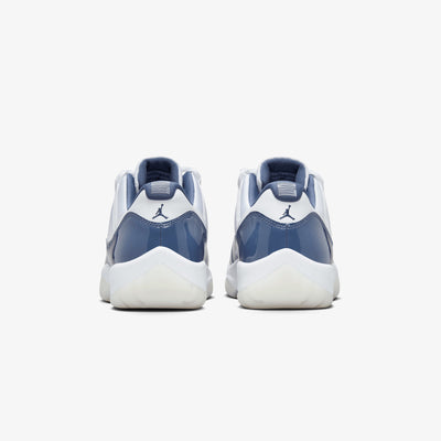 JORDAN | AIR JORDAN 11 RETRO LOW { WHITE/MIDNIGHT NAVY-DIFFUSED BLUE