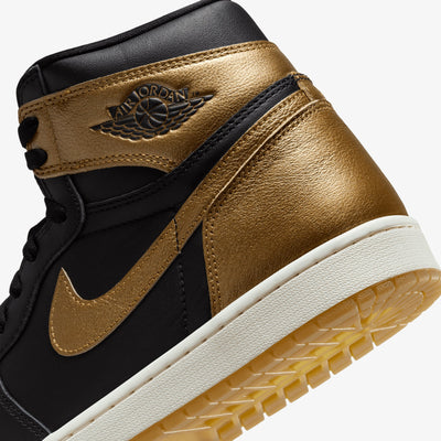 JORDAN | AIR JORDAN 1 RETRO HIGH OG { "BLACK/GOLD"