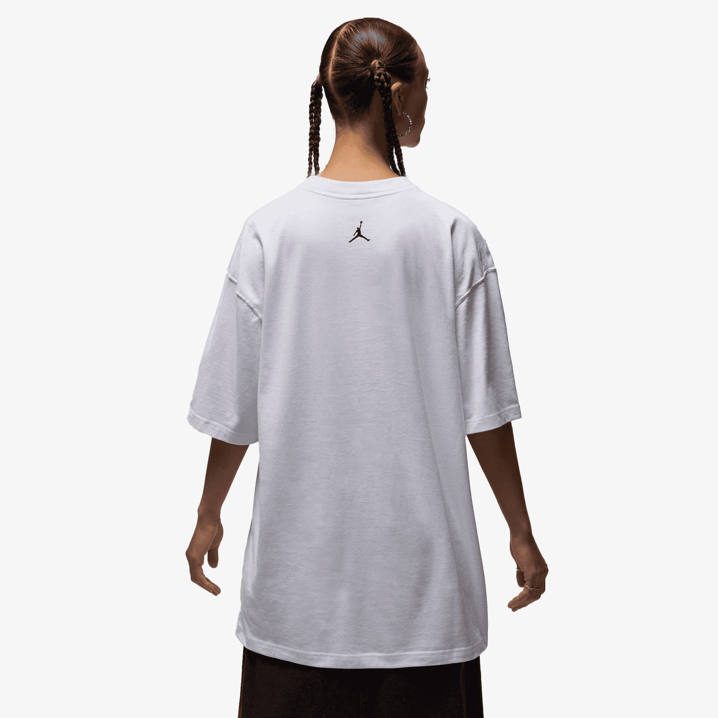 JORDAN | OVERSIZED GRAPHIC T-SHIRT { WHITE