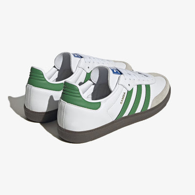 Adidas Originals | SAMBA OG  { CLOUD WHITE/GREEN