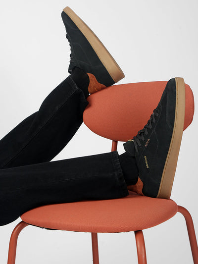 CHARCOAL - Everyday Black Suede Sneakers