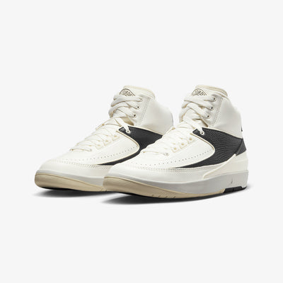 Jordan | AIR JORDAN 2 RETRO  { SAIL/COCONUT MILK-BLACK