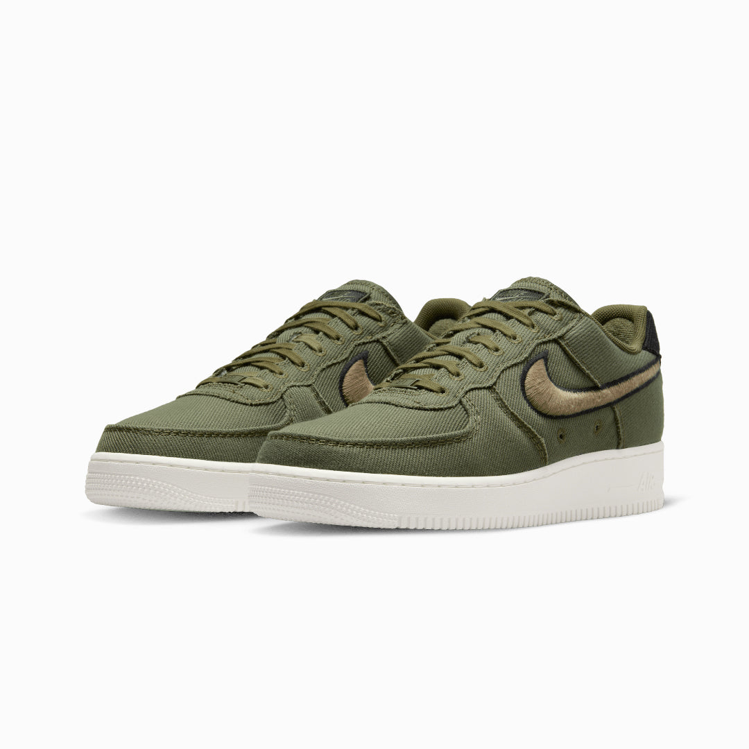 NIKE | AIR FORCE 1 LOW CANVAS { ARMY OLIVE/MATTE OLIVE-PHANTOM-BLACK