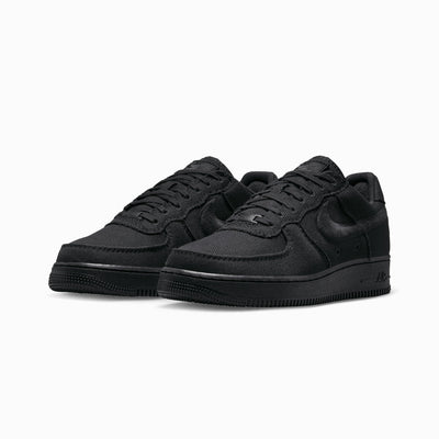 NIKE | AIR FORCE 1 LOW CANVAS { BLACK/BLACK