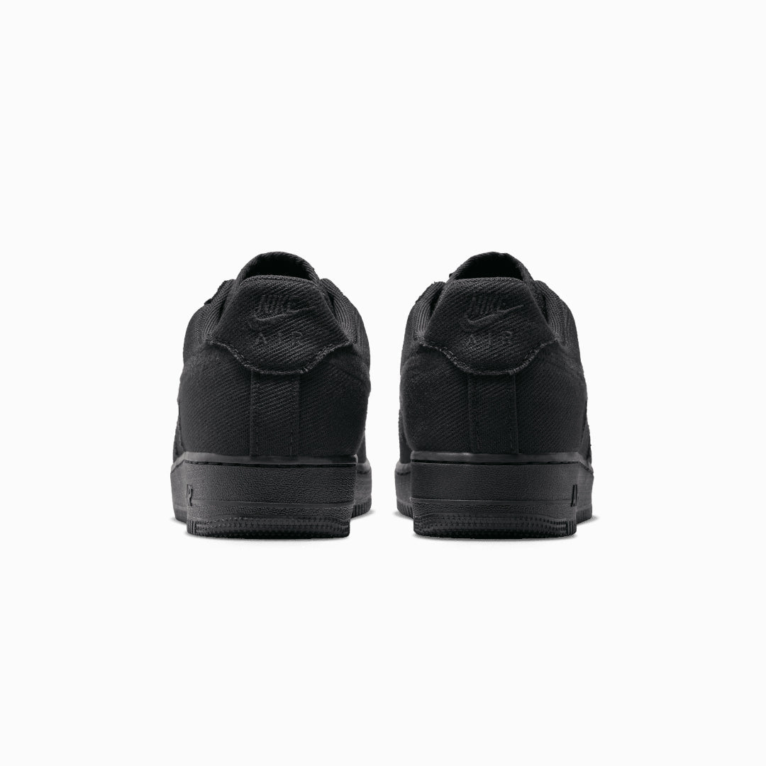 NIKE | AIR FORCE 1 LOW CANVAS { BLACK/BLACK