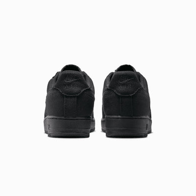 NIKE | AIR FORCE 1 LOW CANVAS { BLACK/BLACK