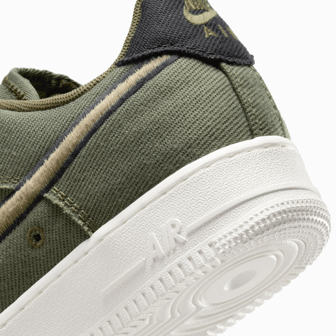 NIKE | AIR FORCE 1 LOW CANVAS { ARMY OLIVE/MATTE OLIVE-PHANTOM-BLACK