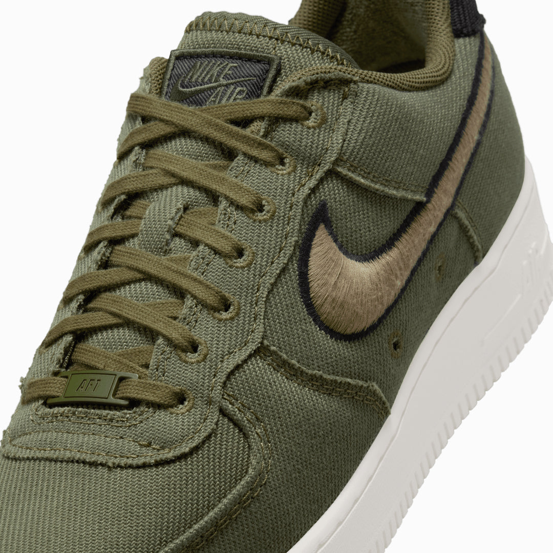 NIKE | AIR FORCE 1 LOW CANVAS { ARMY OLIVE/MATTE OLIVE-PHANTOM-BLACK