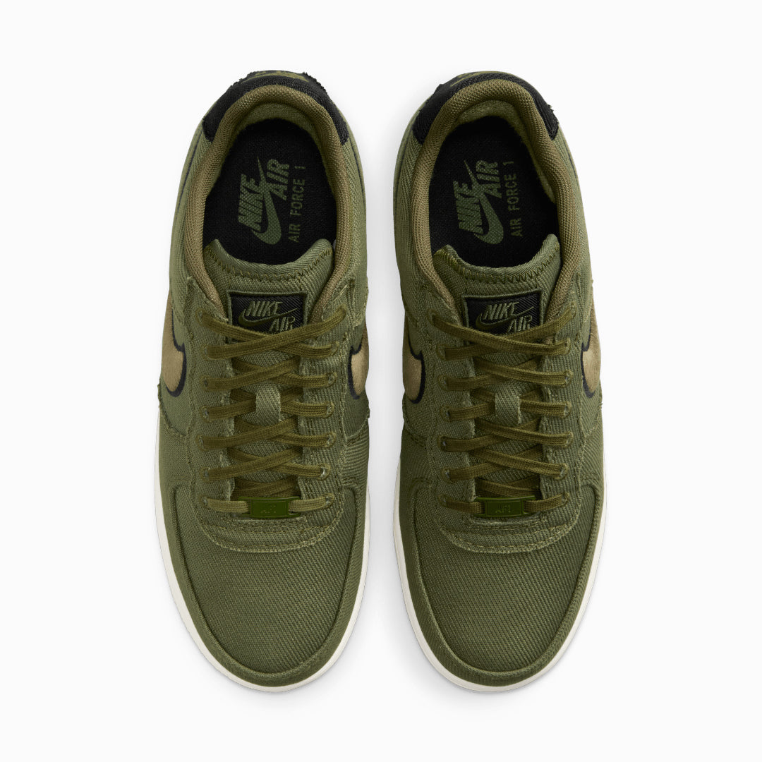 NIKE | AIR FORCE 1 LOW CANVAS { ARMY OLIVE/MATTE OLIVE-PHANTOM-BLACK