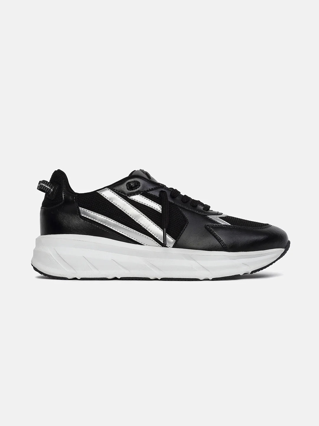 DARKSHIFT - Black Sports Sneakers